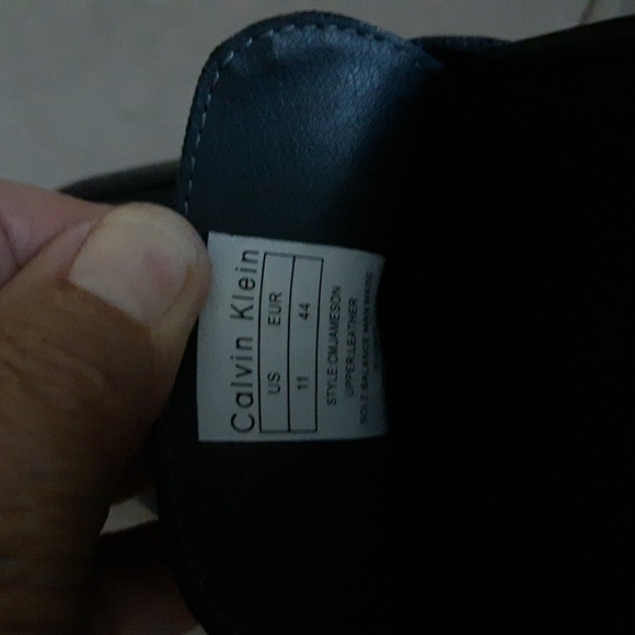 Calvin Klein Jameson men's black leather loafer original $115 - Picture 4 of 7